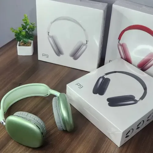 Fone De Ouvido Sem Fio P9 Bluetooth Headphones Stereo Super Bass Wireless com Microfone