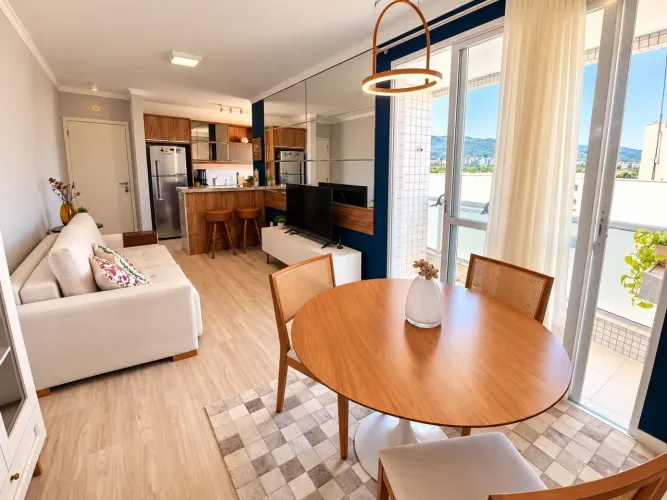 EXCLUSIVIDADE G3 | APARTAMENTO COM 2 DORMITÓRIOS, SUÍTE, CHURRASQUEIRA E GARAGEM NA TRIND