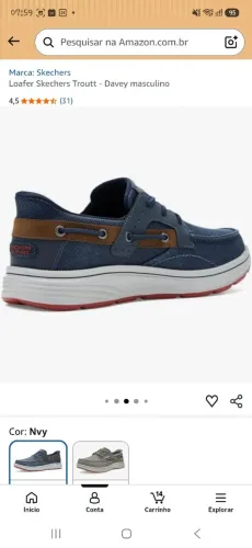Tênis Skechers Masculino, tamanho 44, nunca foi usado