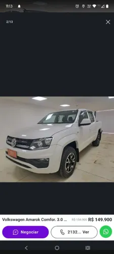 Volkswagen Amarok Comfor. 3.0 V6 TDI 4X4 Dies. 2023