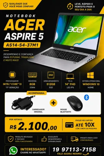 Notebook Acer Aspire 5