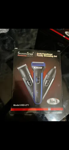 Kit completo 3 em 1 de Barbear + Nariz e cabelo barato pra vender hoje