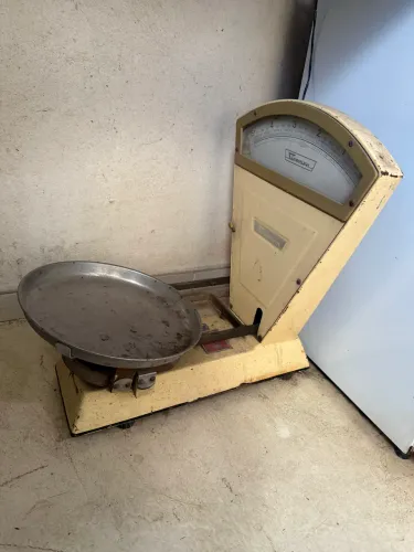 Balança Mecânica Antiga Siemsen 5kg - Peça Vintage de Comércio
