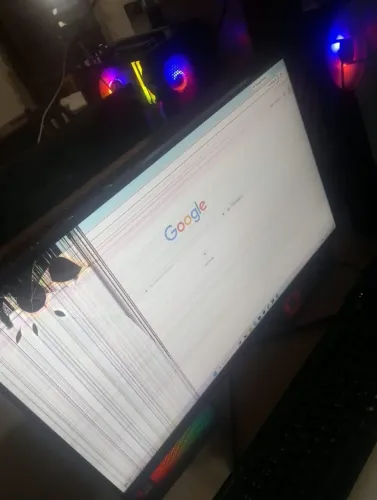 (leia a descrição) Monitor Gamer SuperFrame 23.8 Pol, Full HD 180Hz FUNCIONA PERFEITAMENTE