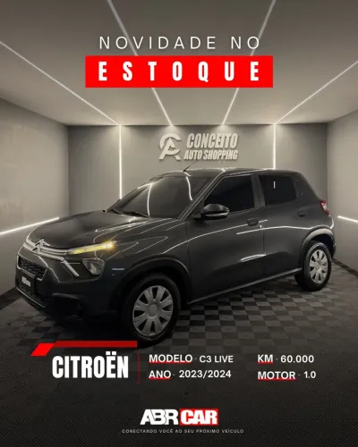Citroen C3 Live Pack 1.0 Flex 6V 5P Mec. 2024