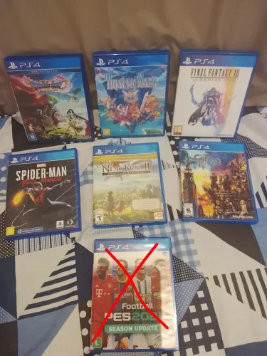 Jogos PS4/PS5 Tops e Raros Novos de Loja Zerados 90 reais a unidade qualquer um escolha