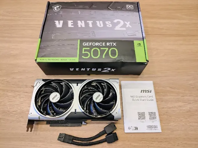 Placa de Video GeForce RTX 5070 12gb MSI Ventus 2X NOVA Gtia até Setembro/2029