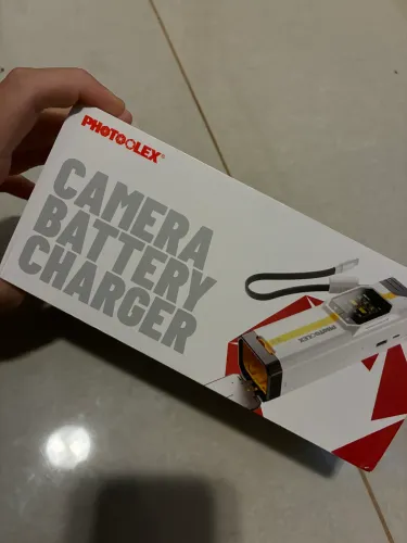 carregador de bateria de câmera da marca PHOTOOLEX