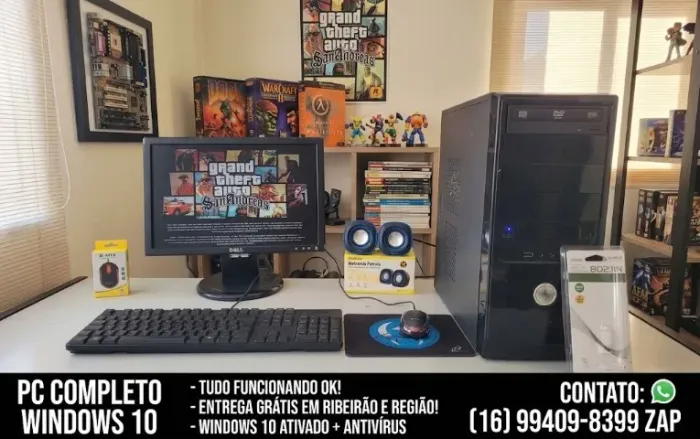 PC COMPUTADOR COMPLETO, APENAS R$ 350,00