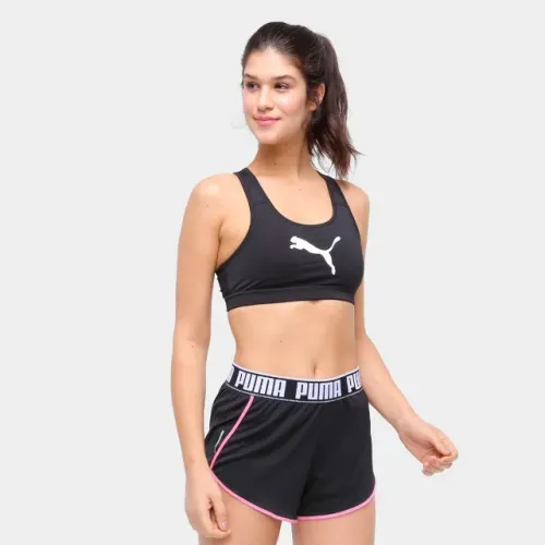 Top Puma 4Keeps Bra Pm Média Sustentação