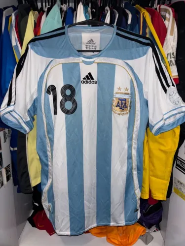 Camisa Argentina 2006/2007 Messi Infantil