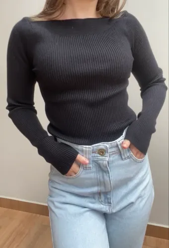Blusa manga longa