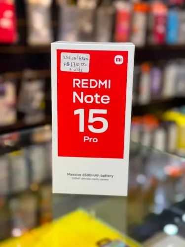 PROMOÇÃO! REDMI NOTE 15 PRO 256GB COM 8RAM LACRADO COM GARANTIA
