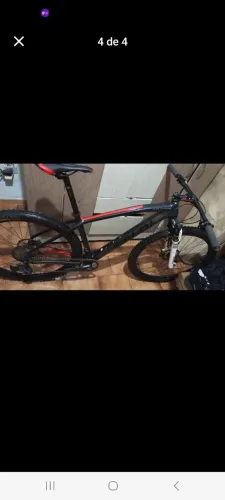 Caloi rancing elite carbon trocado e câmbio gx o resto tudo xt , mesa 3t pneu force