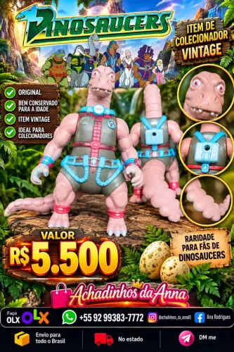 ? DINOSAUCERS VINTAGE - ITEM DE COLECIONADOR