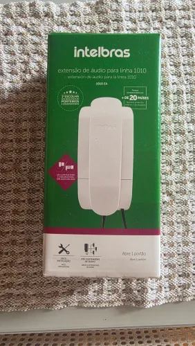 Extensão de Áudio p/ Interfone Intelbras 1010 EA - Novo e Nunca Usado!