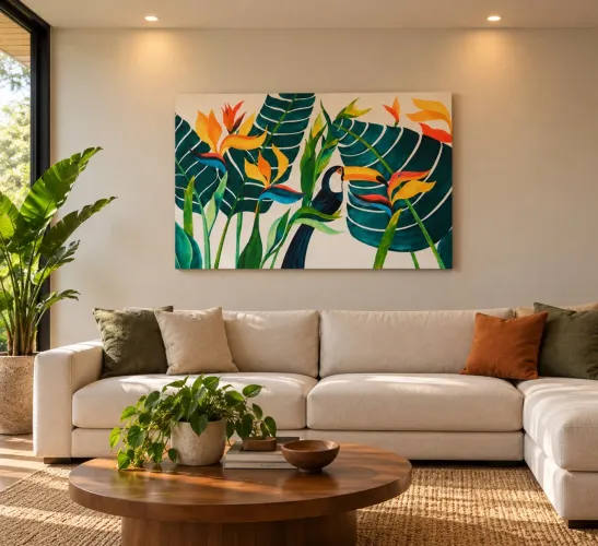 Obra Tropicália - Medidas: 1mx1,45