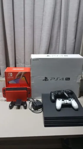 Troco Ps4 pro e Nintendo Switch por Iphone 14 Pro ou acima