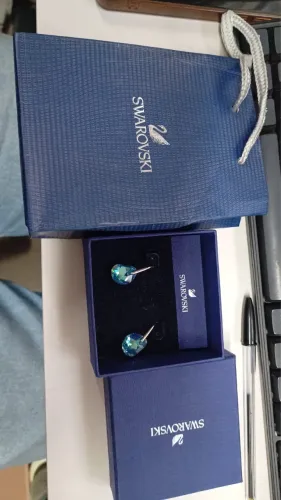 Par de brincos em Cristal Swarovski 