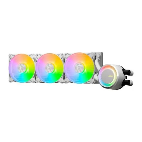 Water Cooler MSI Mag Coreliquid E360, ARGB, 360mm, AMD/Intel, Branco ENTREGA GRATIS