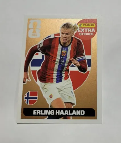Erling Haaland - Bronze extra sticker copa do mundo 2026