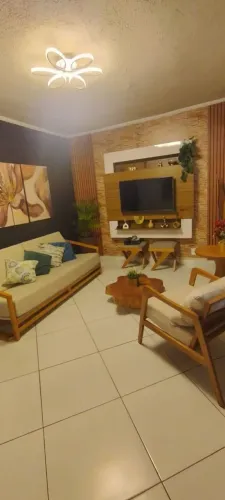 Lindo Painel para tv até 75° Carvalho e off white