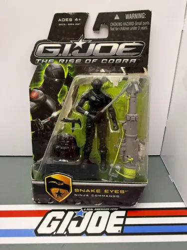 Gi Joe Rise Of Cobra Ninja Commando Snake Eyes - 2009 - Comandos em ação