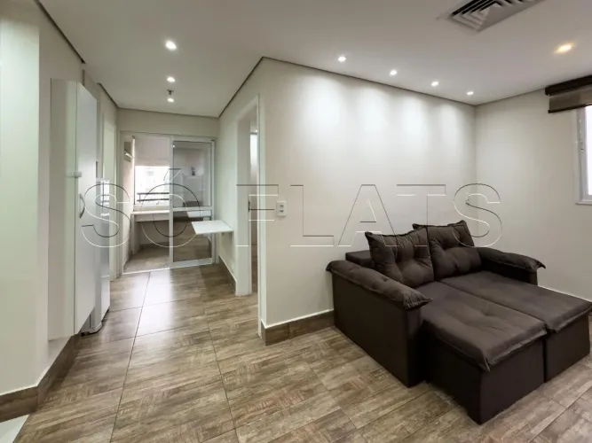Apto no Travel Inn Santo André contendo 43m², 1 dormitório e 1 vaga, disponível locação no