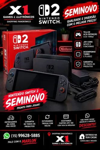 Nintendo Switch 2 na caixa com garantia / levo até você