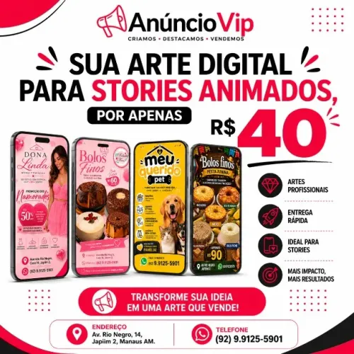 Banner para Stories com Movimento