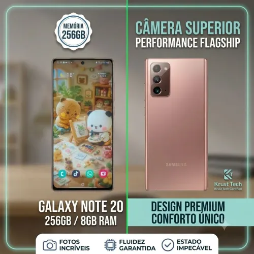 Samsung note 20 5G 8GB 256GB PERFEITO!