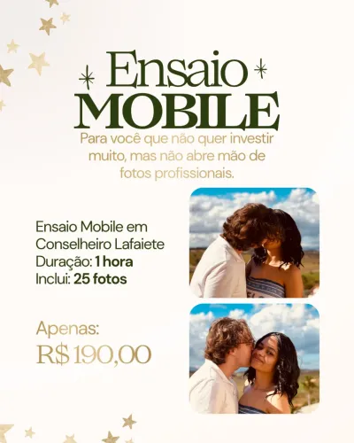 ENSAIO FOTOGRÁFICO MOBILE EM LAFAIETE