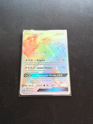 Carta Pokémon - Lugia Gx - 227/214 (Nm)