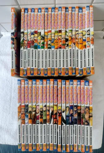 Lote 43 Mangás Naruto Originais (Panini)