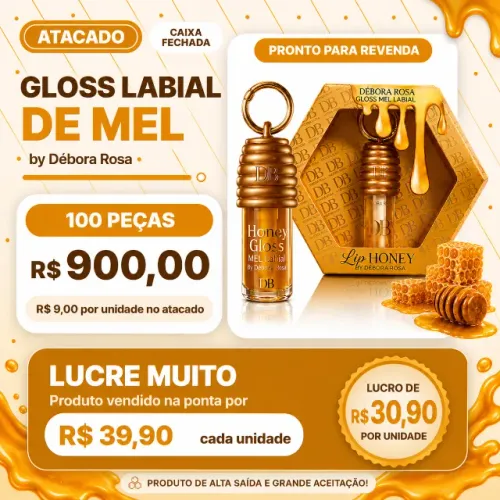 Atacado Gloss Labial de MEL - Fran By Franciny Ehlke
