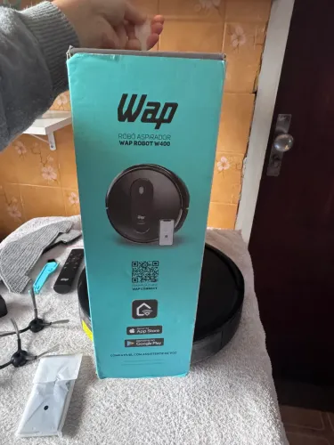 robô aspirador de pó WAP Robot 3 em 1 que varre, aspira e passa pano