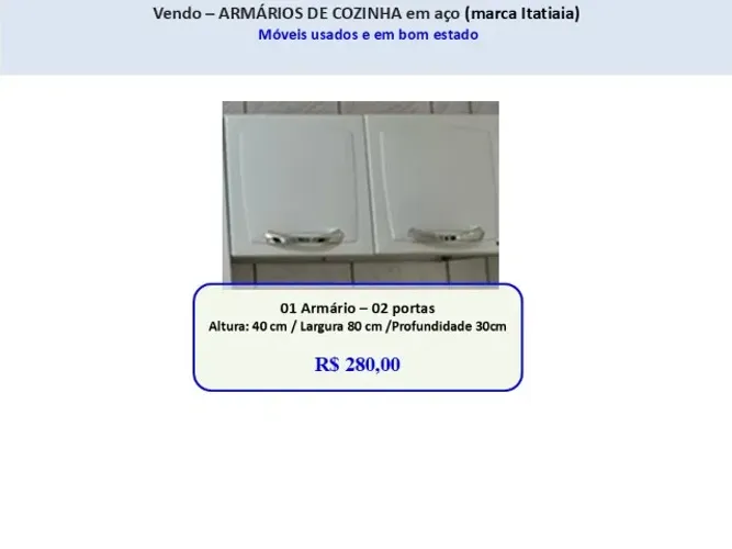 ARMARIO DE COZINHA
