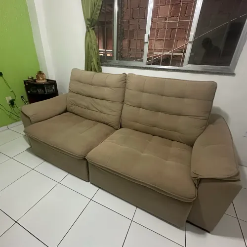 sofá retrátil/reclinável 3 lugares