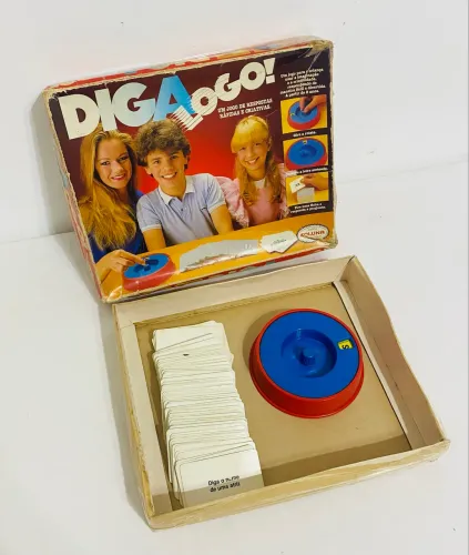 Jogo Diga Logo Antigo Brinquedos Coluna Anos 80 Coleção
