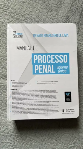 Manual de Processo Penal - Renato Brasileiro - 14ª Edição 