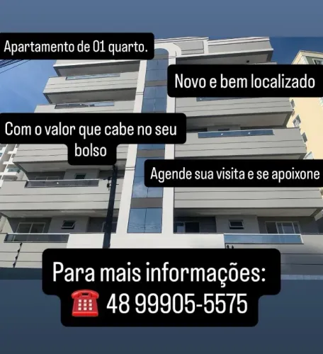 ALUGUEL ANUAL APARTAMENTO 1 QUARTO DORMITÓRIO FLORIANÓPOLIS CONTINENTE DIRETO PROPRIETÁRIO