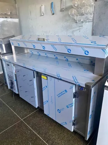 Balcão Refrigerado Com Condimentadora 2mt Polar - Novo