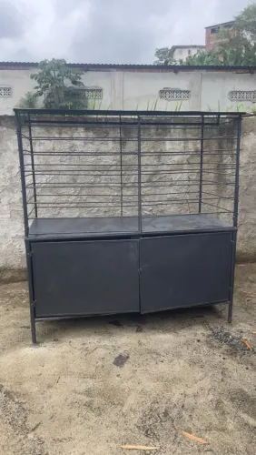 Barraca chapa zinco com expositor nova