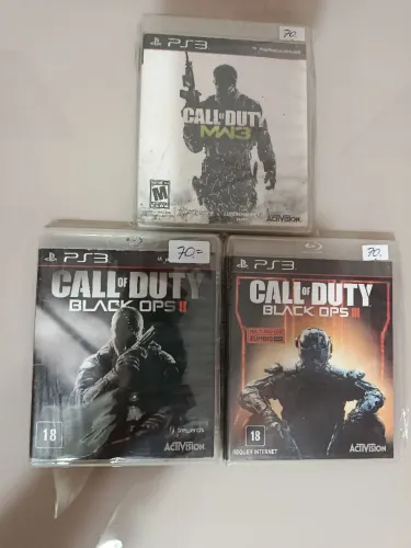 Kit 3 jogos ps3