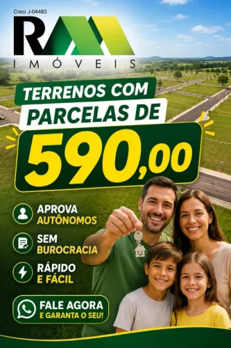 Terreno em Araquari com parcelas a partir de R$ 590,00