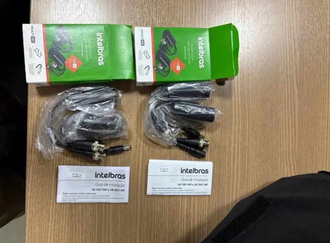 2x Intelbras Power Balun com Alimentação