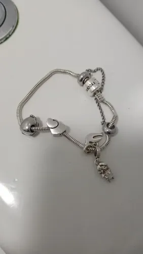 Pulseira berloque de prata Pandora  925