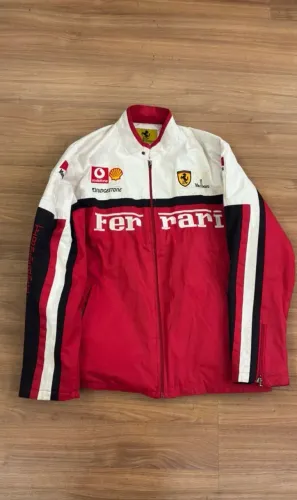 jaqueta ferrari retro formula 1 michael schumacher