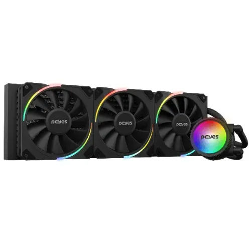 Water Cooler Pcyes Sangue Frio 3 Argb Black Vulcan 360Mm - Tdp 350W - Argbsf3360Br