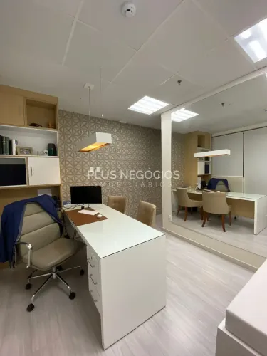 Sala Comercial Mobiliada | À Venda e Locação | Iguatemi Business | 4 salas | 112 m²